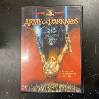 Army Of Darkness - pimeyden armeija DVD (VG+/VG+) -kauhu/komedia-